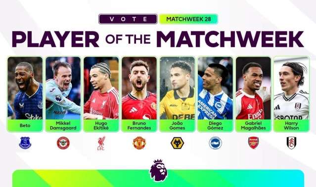 开云官网登录入口-英超第28轮最佳球员候选：埃基蒂克、B费、加布里埃尔在列